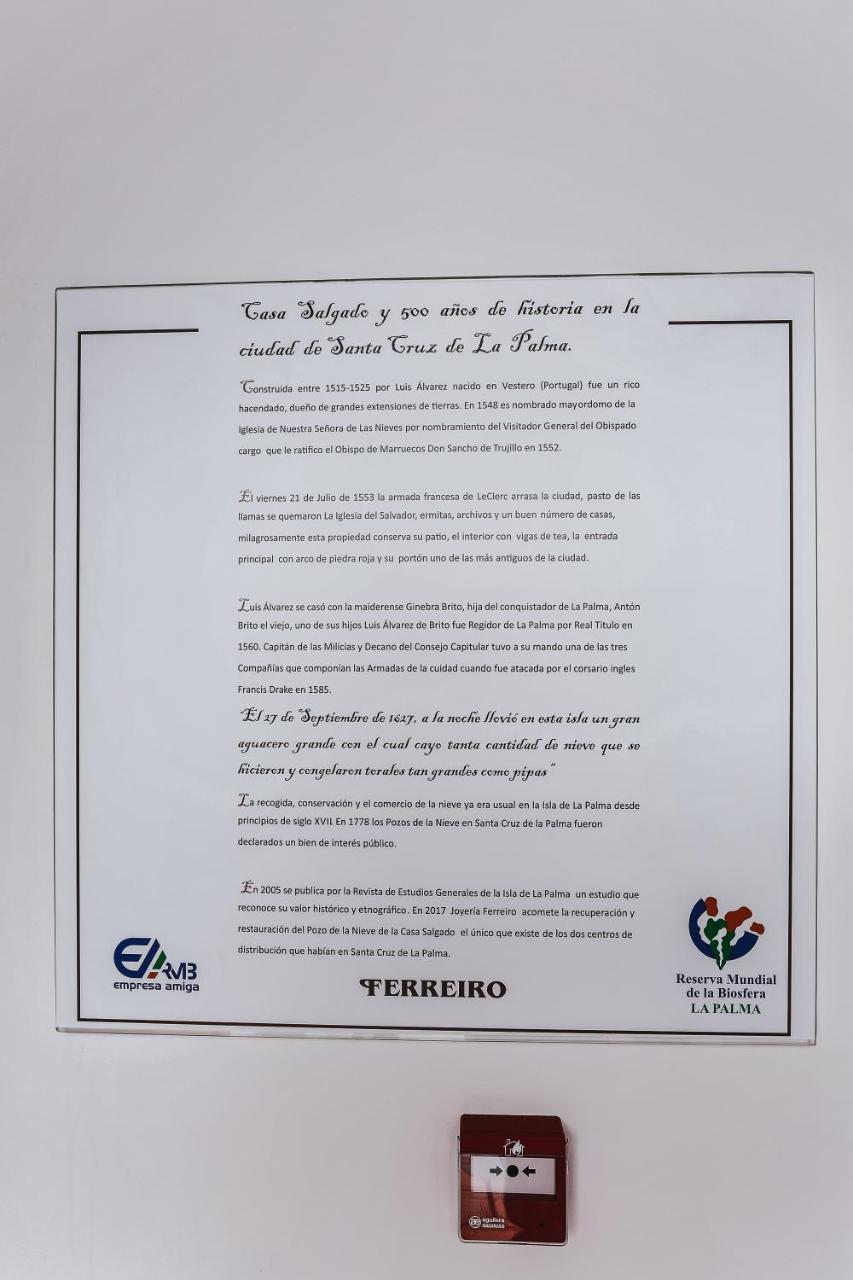 Apartmán Casa Emblematica Salgado Santa Cruz de la Palma  Exteriér fotografie